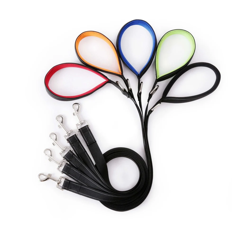 TAIL UP Handle Neoprene Padded China Wholesale Reflective Nylon Dog Leash Lead