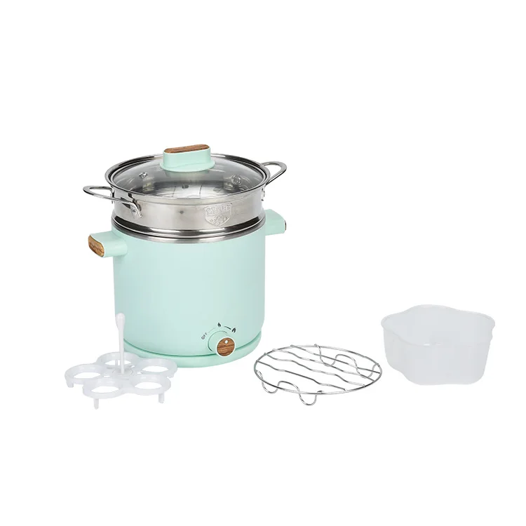 Factory Wholesale Family 1.5L New Plastic PP&ABS Hot Sale Multifunction Electric Cooker Hot Pot