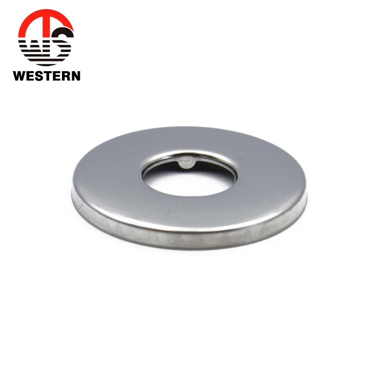 Customized stainless steel sanitary angle valve accessory outer dia 55mm escutcheon decorative cover for water heater wall decor