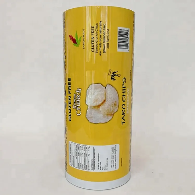 Food packing twisted metallized PET film for pototo chips