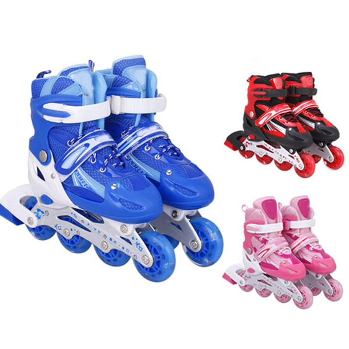 Hot Sale Popular Flashing Children Boys Girls Skate Shoes Inline Roller Skates For Kids