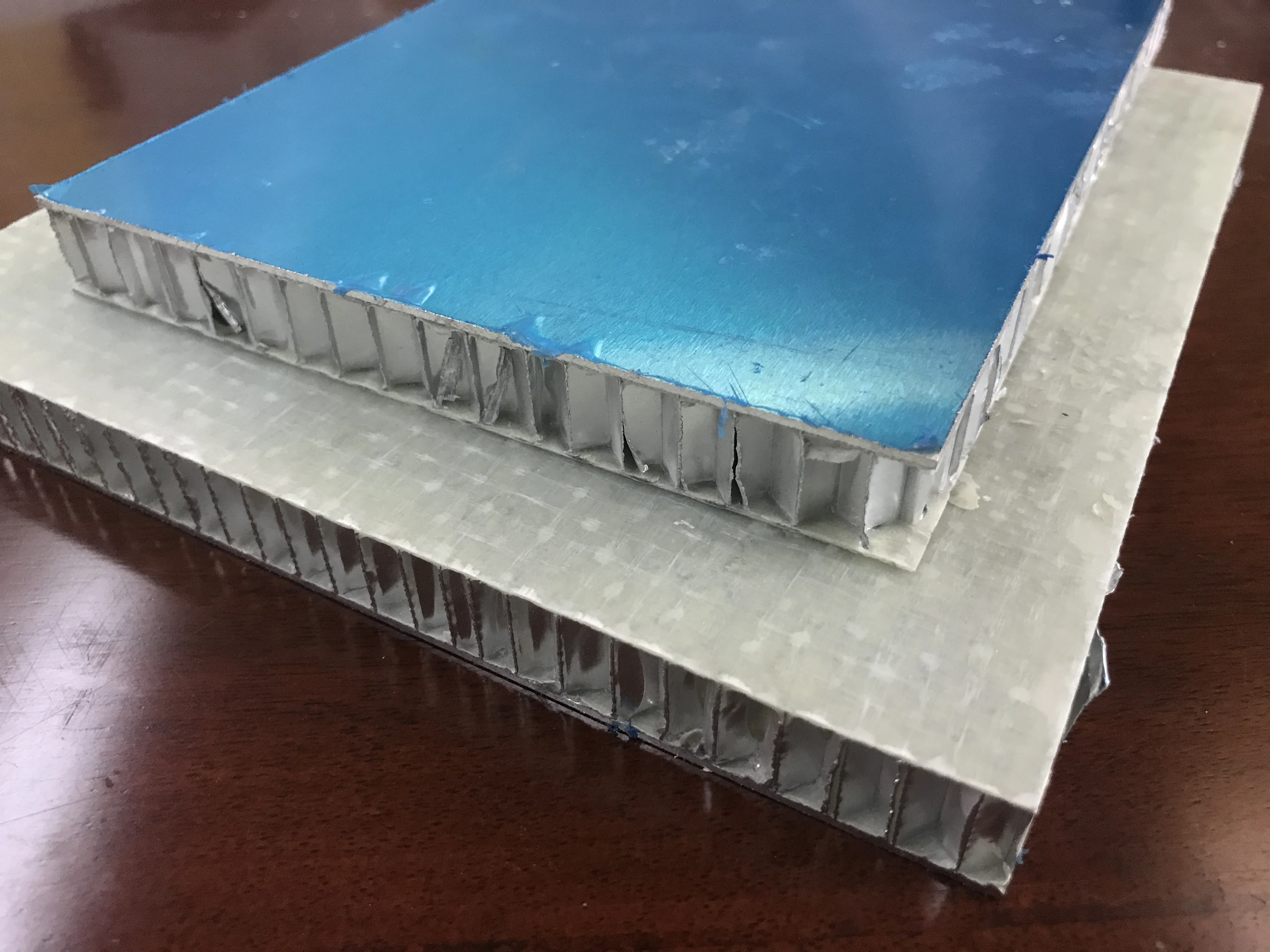 Cheap mill finish aluminum honeycomb panel for wall facade