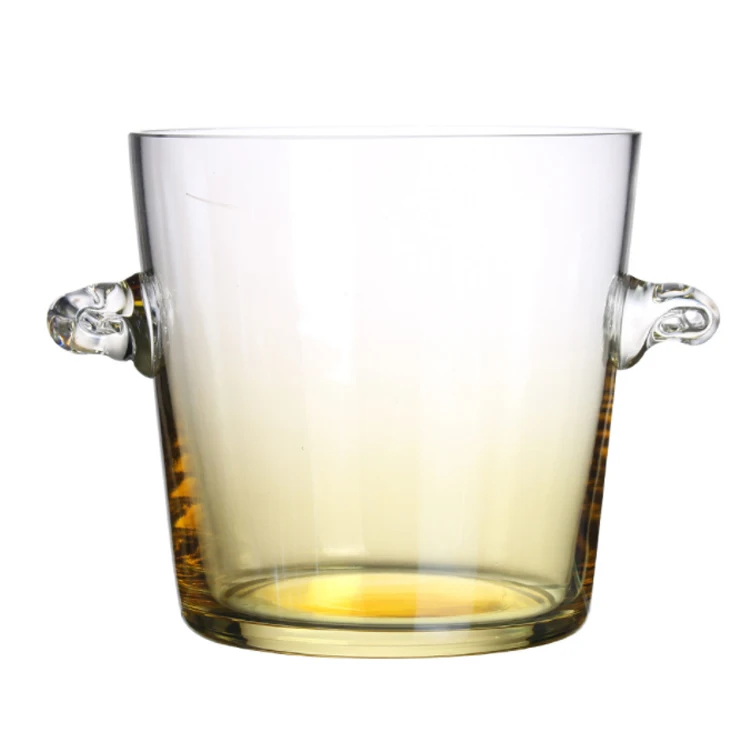 ktv party night club Champagne Whiskey wine Beer Bucket clear  led ice glass Bucket
