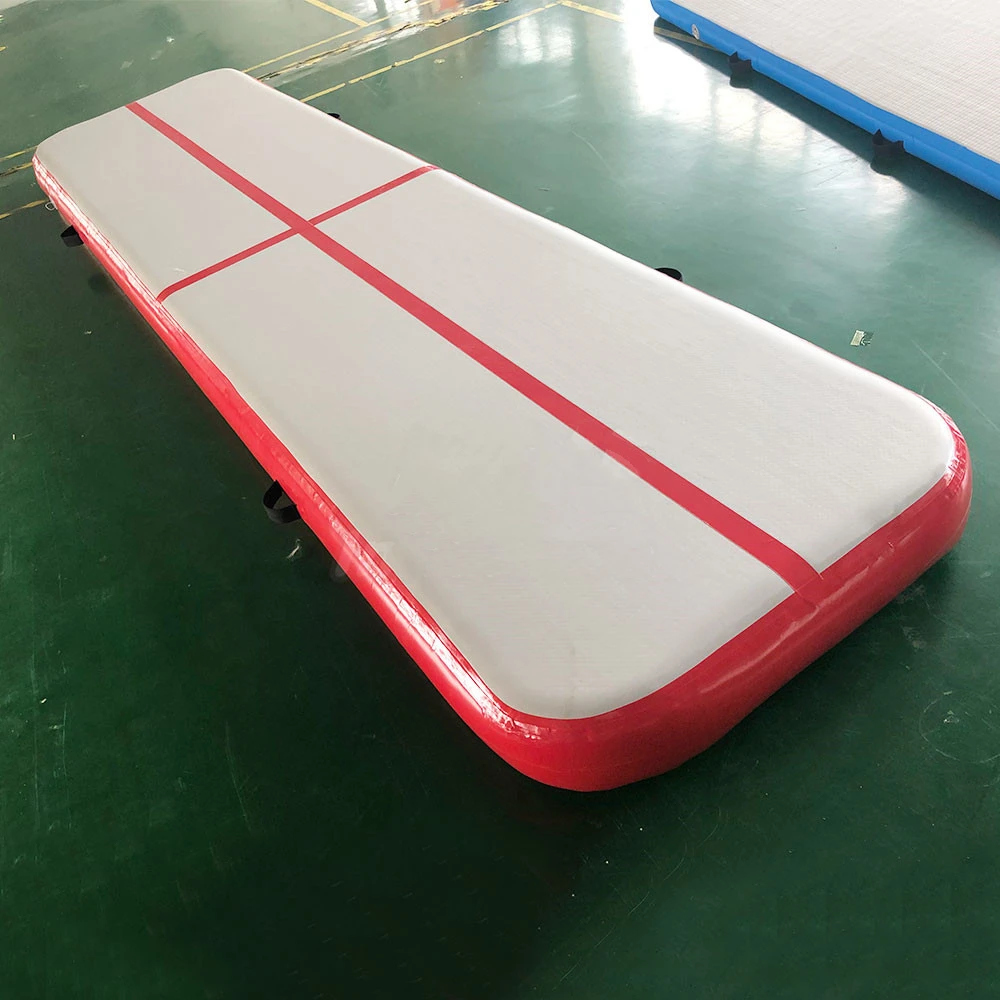 Factory price 5m inflatable air track mats air track gymnastics inflatable floor pump mat for home gym