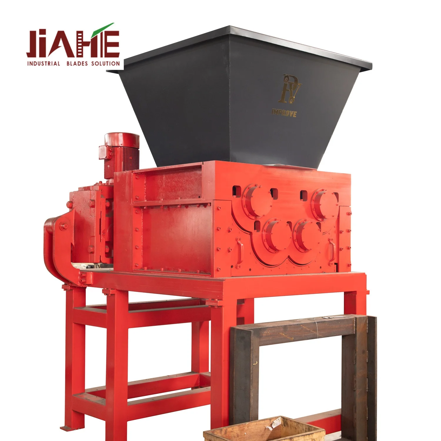 FS Low price guaranteed quality Scrap Metal Crusher Double Shaft Shredder Waste Shredder Machine Price The Best Twin Shaft Shred