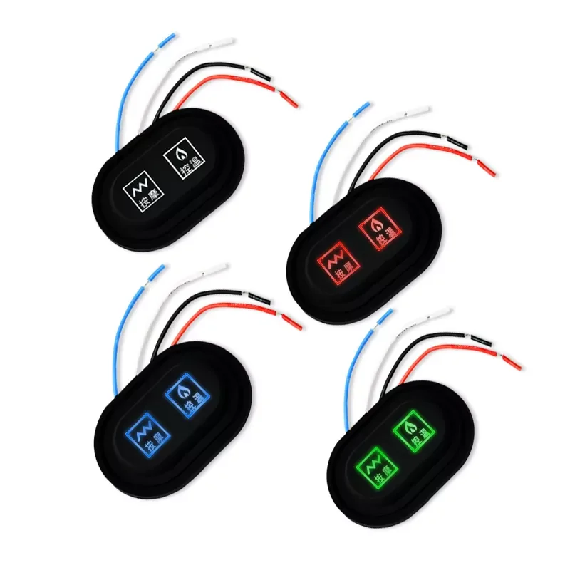 Electronic Smart Temperature Thermal Switch with Vibration Function for heating eye mask  knee waist belt neck pads