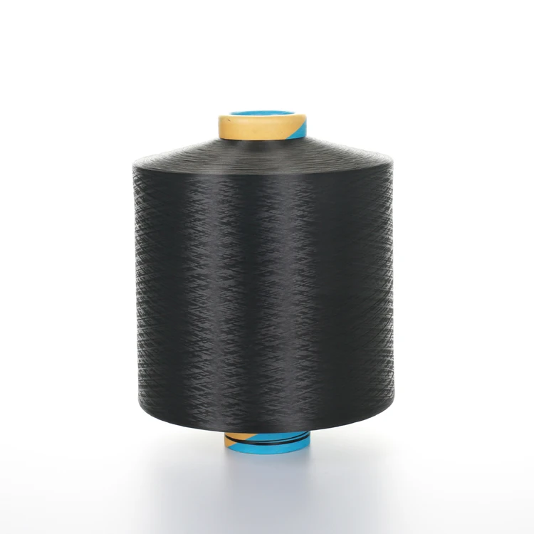 100% Polyester Draw Textured Yarn 300D/96F DTY Black