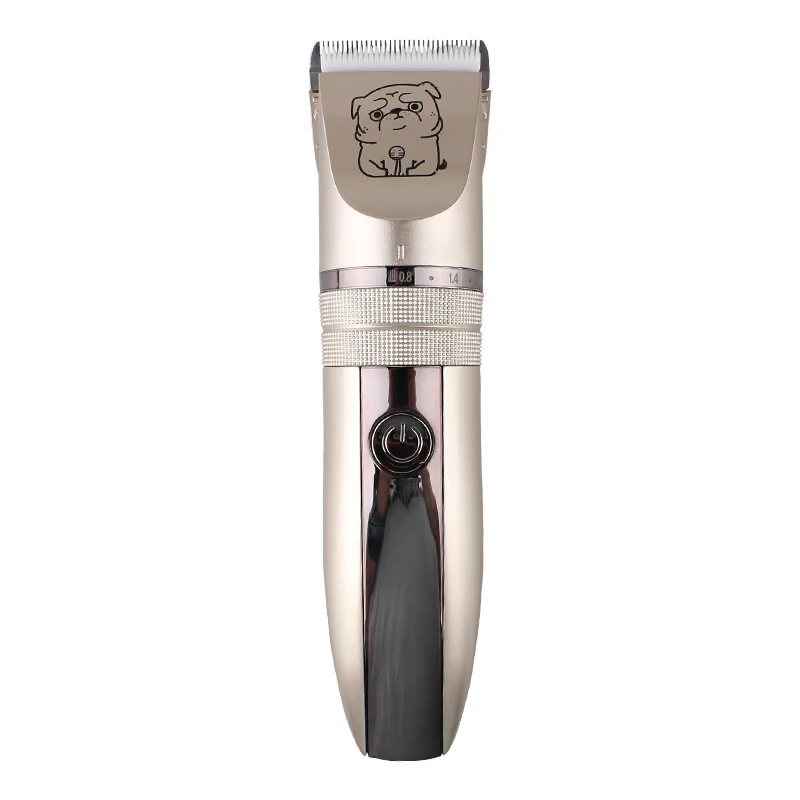 Rechargeable low noise cat dog electric hair pusher for pet grooming hair removal