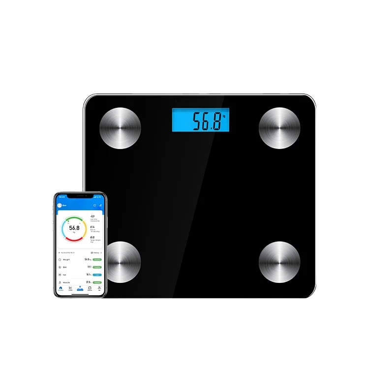 Lcd Display Personal Adult Bmi Electric Balance Scales small gram digital smart bathroom weight scale