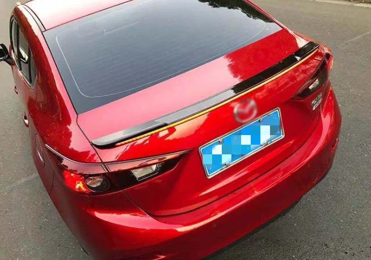 Новое поступление светодиодный задний спойлер для MAZDA 3 AXELA обновленный спортивный с светодиодной лампой