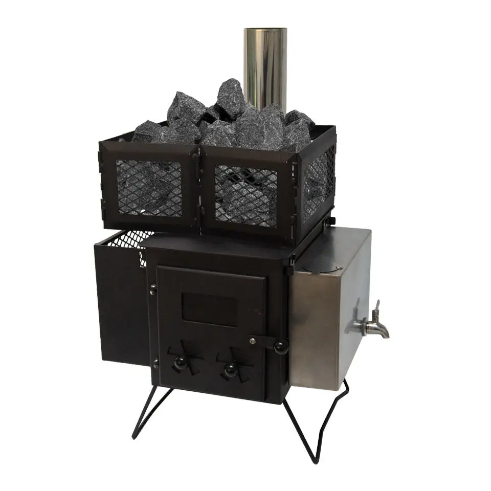 Hot Product tent stove with built-in steam generator outdoor sauna stove