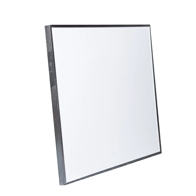 Decorative White/Black/Silver Far Infrared Electric Heater Panels  With Images Printed IR Carbon Crystal Panel Heater