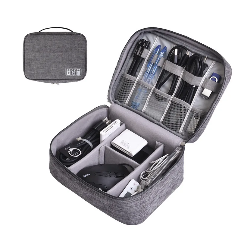 Multifunctional Digital Data Cable Storage Bag Cord Protector Cable Organizer Bags
