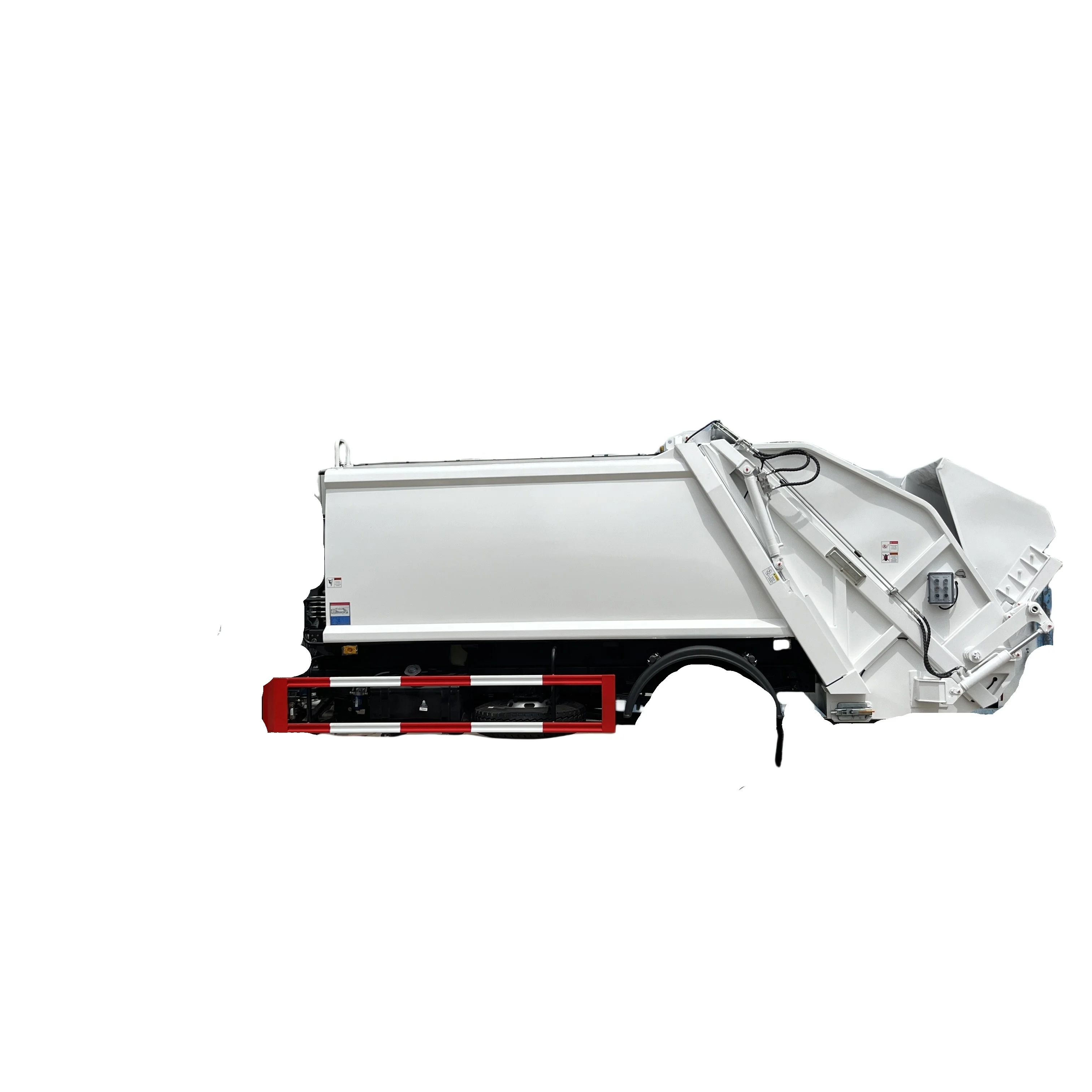 Factory Hot Selling 4x2 Garbage Truck body Compactor Vehicle Back Loader with Lifter Hook-arm Garbage Truck