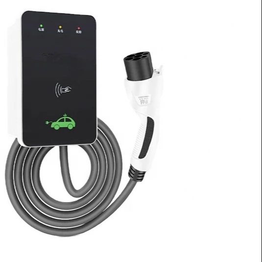 Зарядное устройство 7KW AC EV Wallbox с типом 2 и кабелем 5 м, европейский стандарт iec62196
