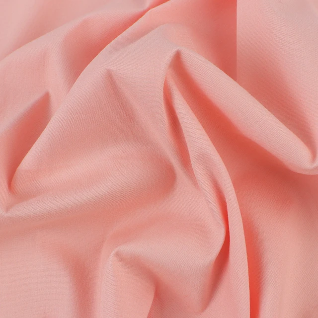 Wholesale high elastic 40 count high density 118gsm plain soft cotton brocade fabric for shirts and dresses