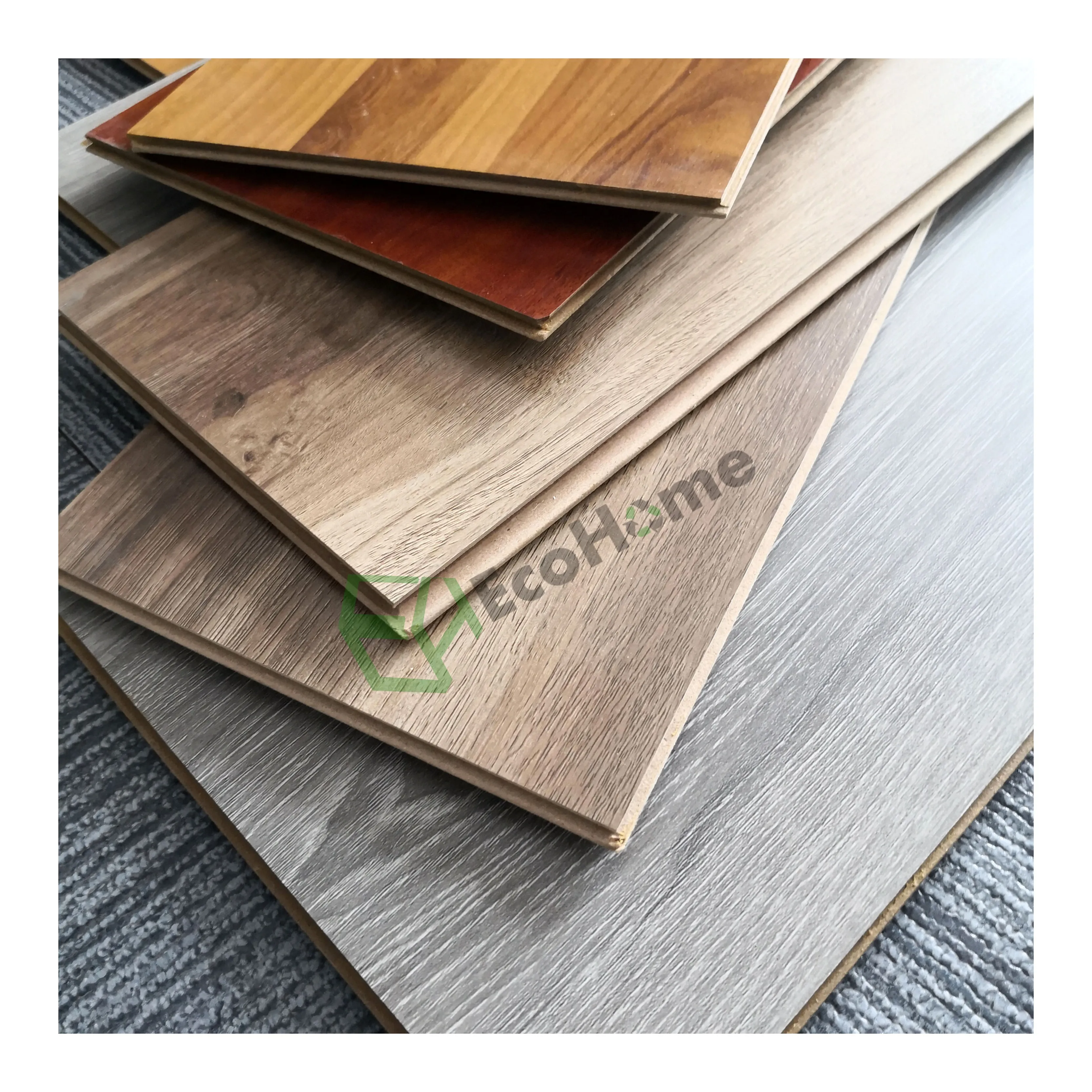 Waterproof Quick Cilck Laminate Flooring for Residential and Commercial GOLDEN PINE HDF