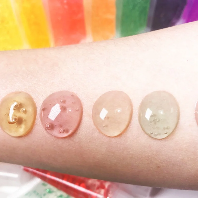 Fruit Lip Gloss transparent base oil self-contained bag DIY Moisturizing Lip Gloss no logo