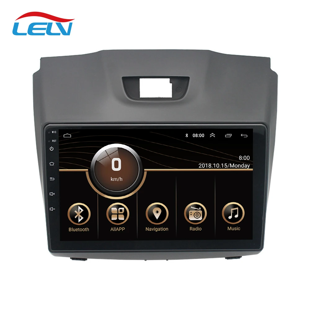 9inch Touch Screen Car Dvd Gps Navigation player Dashboard Autoradio Android Radio For Isuzu Dmax 2013 2014 2015 2016 2017 2018