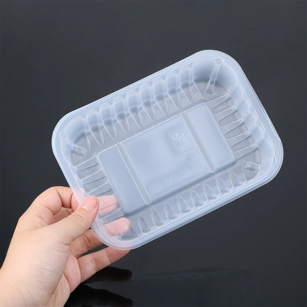 disposable pp recyclable Plastic Frozen Safe food  Meat packaging Tray for food