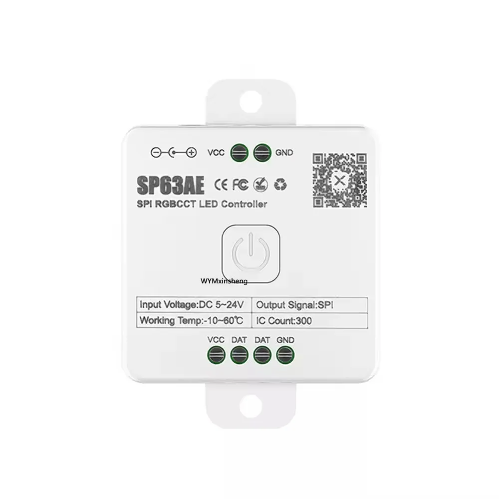 2024 Dream Color Led Strip RGB Controller SP638E SP639E SP63AE DC5-24V Magic Color Music Led Dimmer Smart Bluetooth Control
