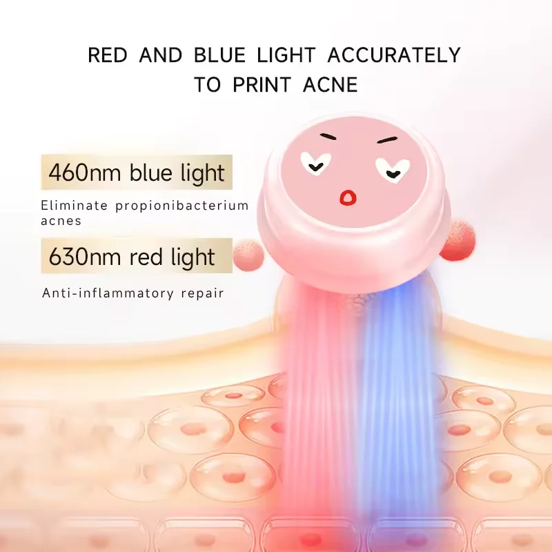 Beauty Led Acne Patch Electric Absorbing Hydrocolloid Mini Spot Treatment Fast Healing Blemish Cover For Reusable