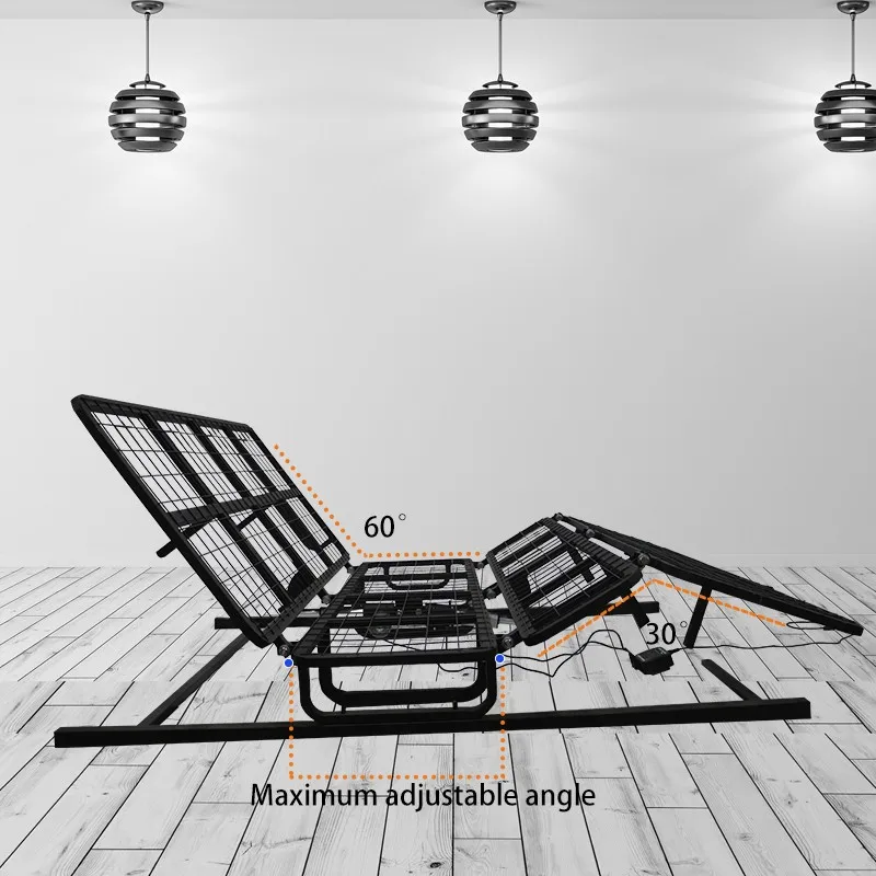 Hotel Japanese Luxury manufacturers Metal Platform Mattress Bases For Double Soft Ful Size Large Automatic Electric Bed Frame