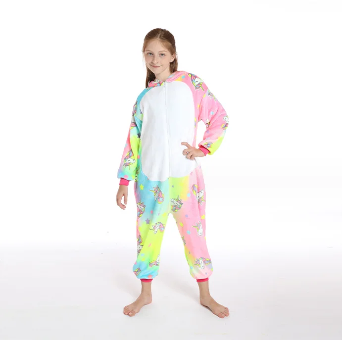 Cartoon one-piece pajamas cartoon animals cute new unicorn Animal onesies