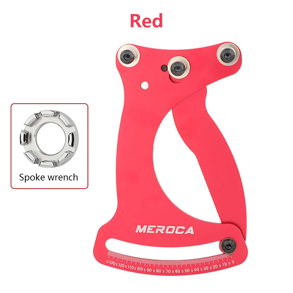 Red cycling products spoke tension bicycle spoke tension meter