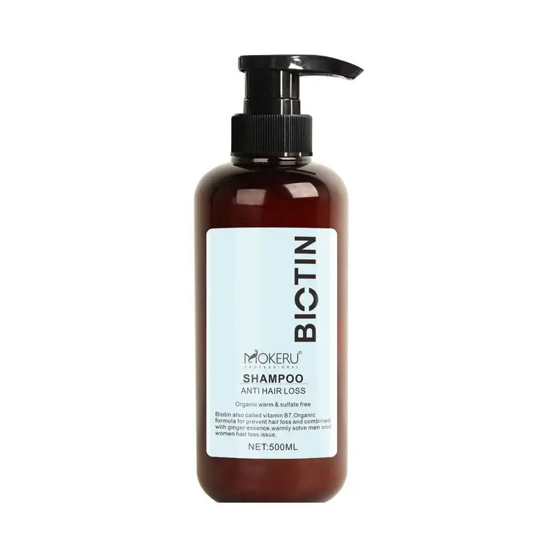 Wholesale MOKERU Biotin Collagen Korean Shampoo Prevents Hair Loss 100% Sulfate Free Custom