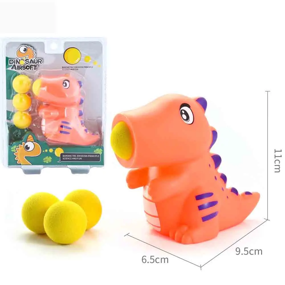 Wholesale Blister 5 Foam Balls Shoot Foam Balls Unicorn Dinosaur Shooting Popper Toy