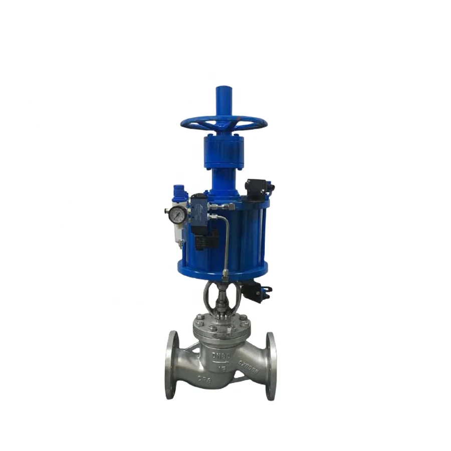 Common type intelligent explosion-proof control globe valve pneumatic actuator globe valve