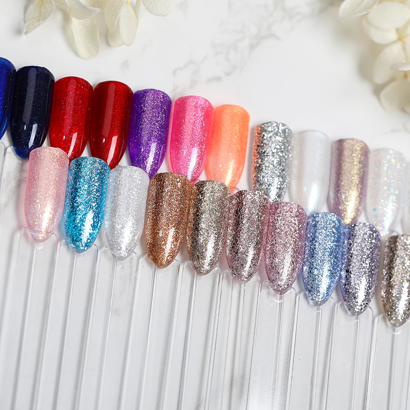 Bulk Packing UV Gel 1KG Soak Off Nail 1 KG Customized Manufacturer Nail Glitter Polish