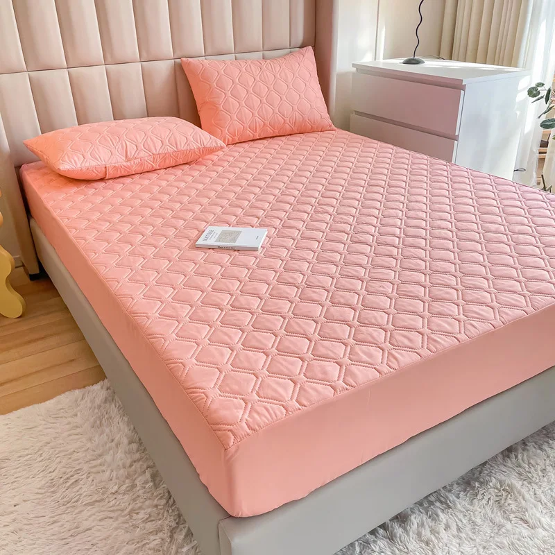 Wholesale Water proof Breathable Soft bed fitted sheet Protector Quilted Waterproof Mattress Cover Mattress protector
