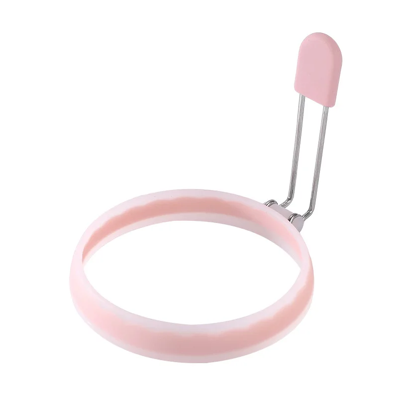 Hot Sale Nonstick Round Egg Cooker Rings Maker Mold With Silicone Handle For Breakfast Mini Pancakes Sandwich Burger