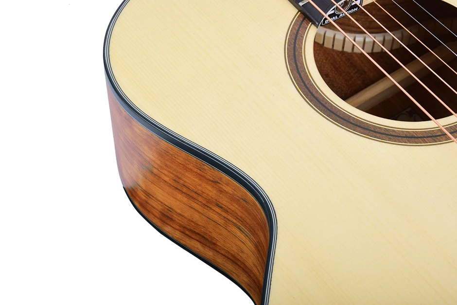 Wholesale China made high quality cheap price OEM 40 inch natural color spruce top acoustic guitar