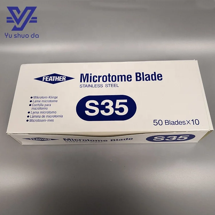 Одноразовые лезвия из нержавеющей стали R35 перо Микротом OEM настраиваемый ПК материал ткани одноразовое лезвие