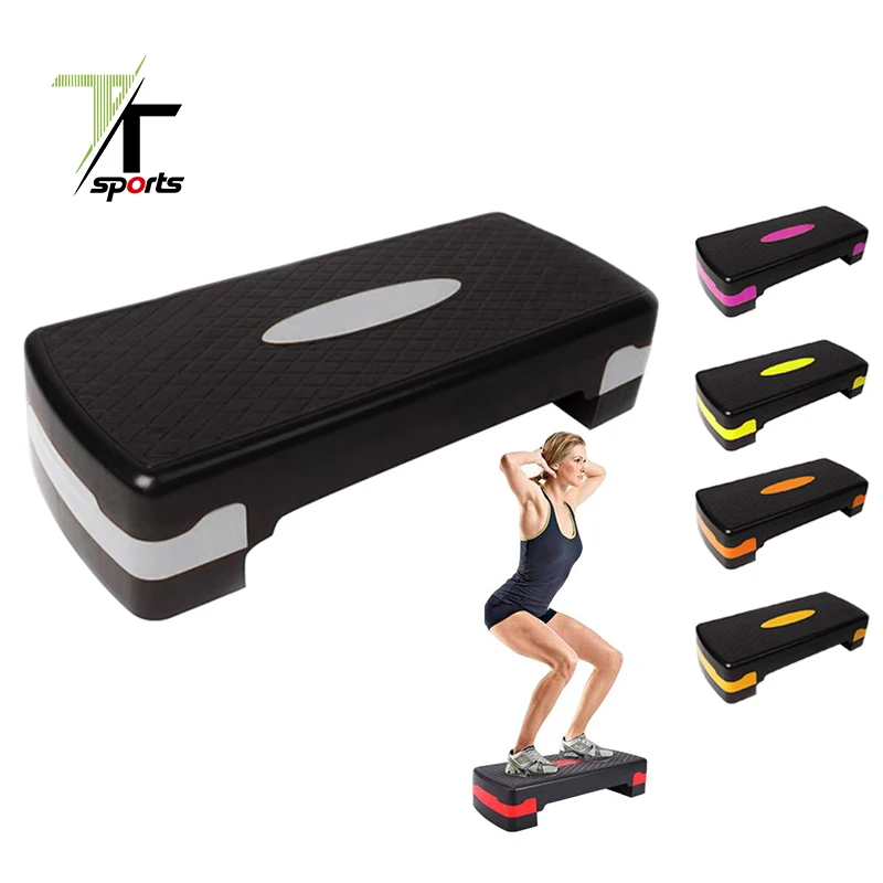fitness Adjustable PVC&ABS Aerobic Step platform/custom for gym fitness Aerobic Exercise Stepper
