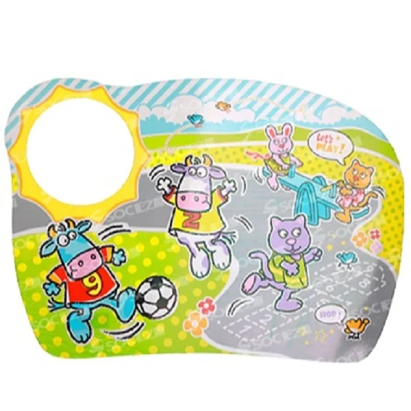 Cartoon heat transfer film for print on plastic special-shaped products