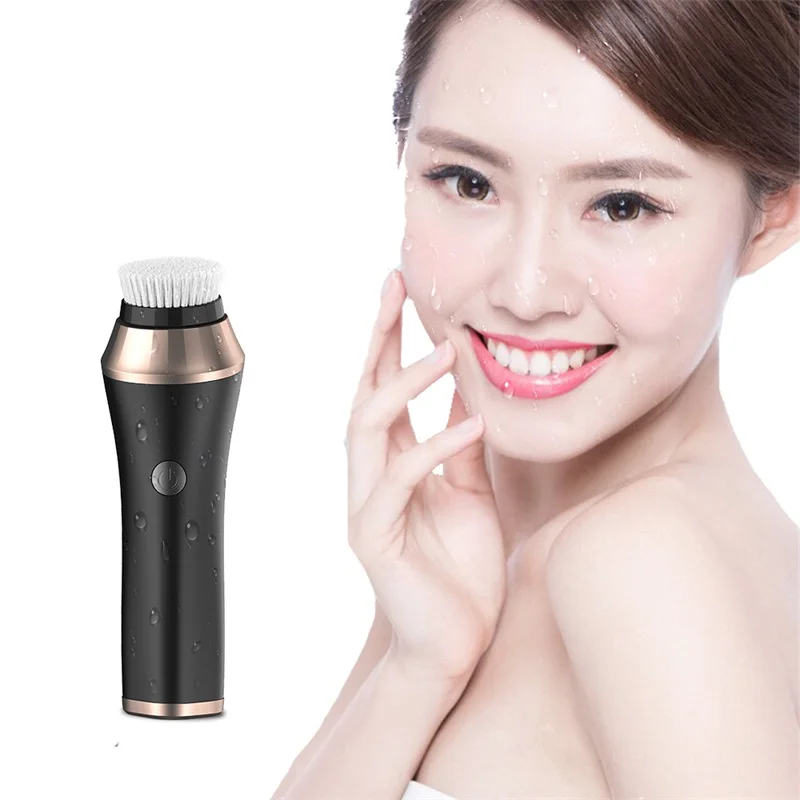 3 в 1 Электрический силиконовая щетка для чистки лица перезаряжаемые кожи пилинг маска для удаления черных точек средство для очищения пор массажер для лица устройство