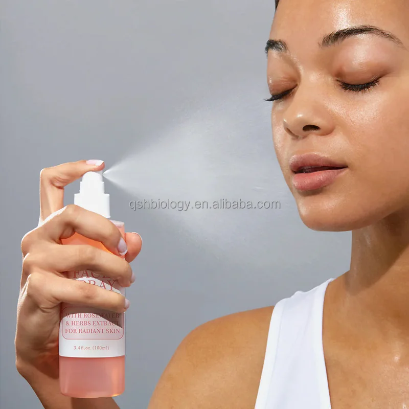 wholesale Private Label Face Toner Rose Water Refreshing Spray Hydrating Moisturizing Skin Toner Spray