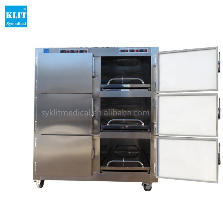 KLIT 6 Dead body cold room morgue six  corpses refrigerator used mortuary equipment