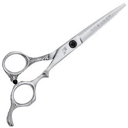 Kungfu SM600-KF Wholesale sharp blade japan 440C stainless steel hair salon scissors barber tools