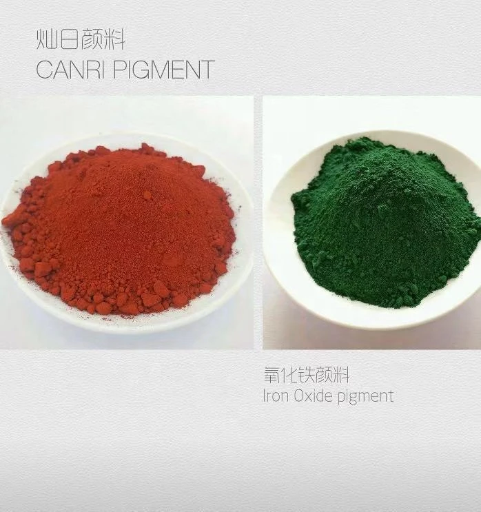 ferric oxide pigment for concrete and cement  green color