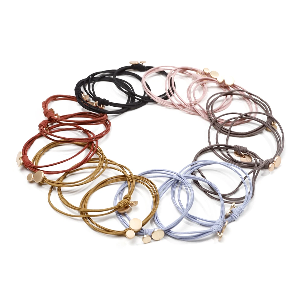 fashion Hot Sale elastic hair ties for women non-slip mickey mouse ears girls hair accessories