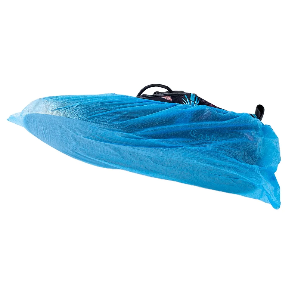 Competitive price pe shoe cover with best quality Coated shoe cover waterproof shoe covers