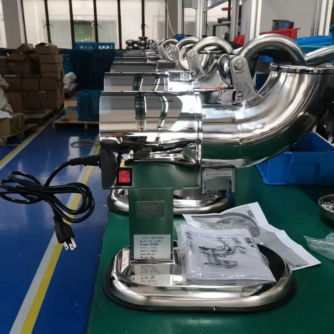 HORUS ice crusher machine snow for business ice crushers automatic double blades shavers machines A108E