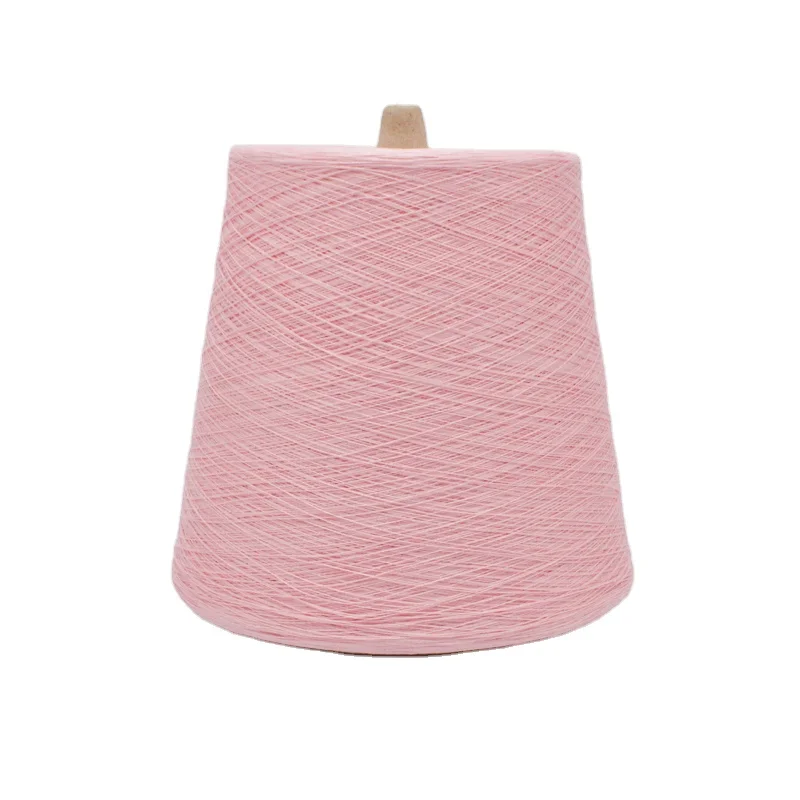 32S 21S poly spun yarn 100% polyester yarn topdyed  for knitting weaving