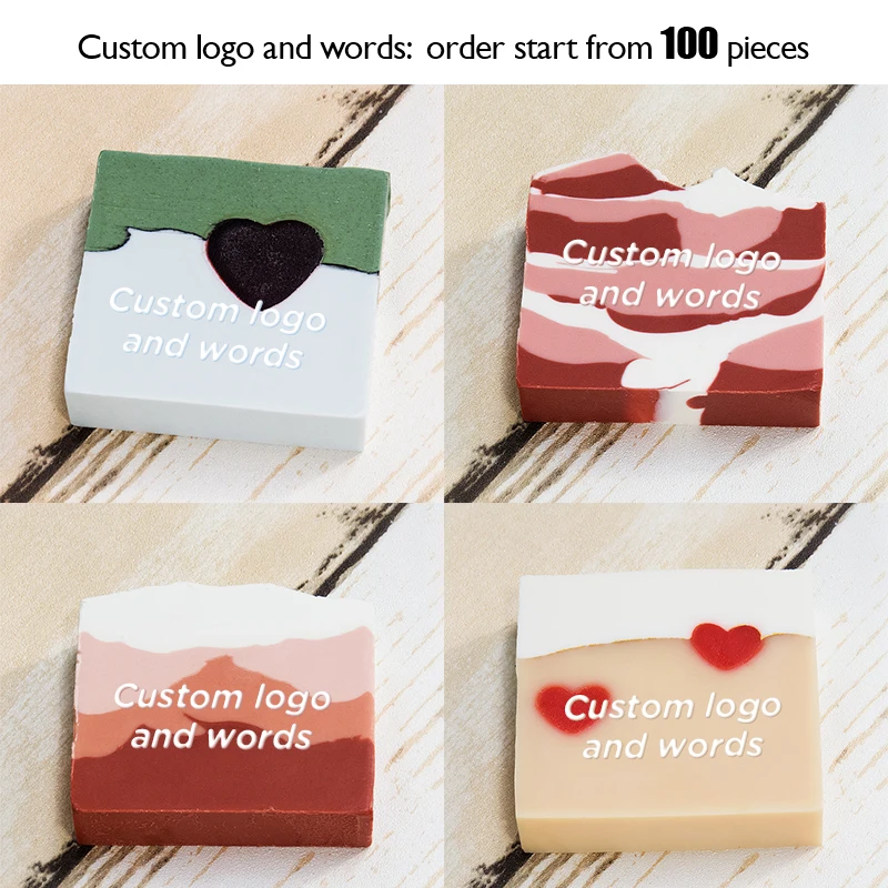 Exclusive design organic face soap 100% natural handmade creative soap