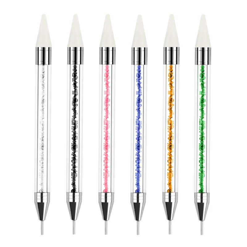 New Arrival Double-headed Acrylic Dot Nail Double Point Drill Crayon Nail Art Use Set Nail Art Pen